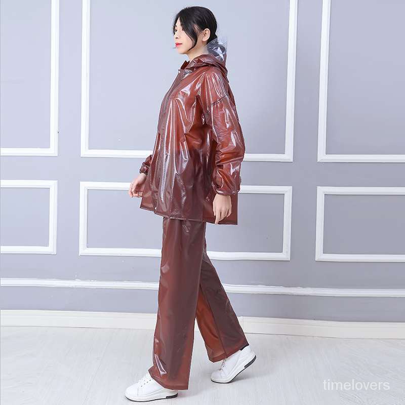 New Material Sea Rubber Split Raincoat Rain Pants Men's and Women's