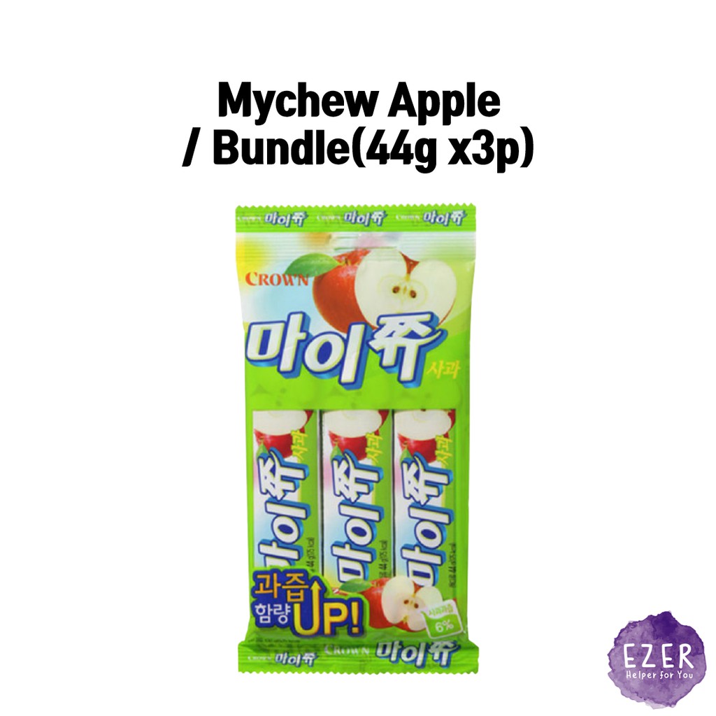 [Korean Snack] CROWN Mychew Chewable Candy 44g x 3p 110g 328g All