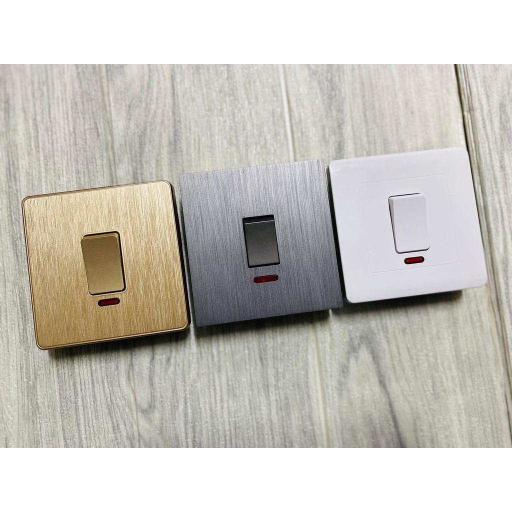 20A DOUBLE POLE SWITCH / 1 GANG WATER HEATER OR AIRCOND SWITCH WITH