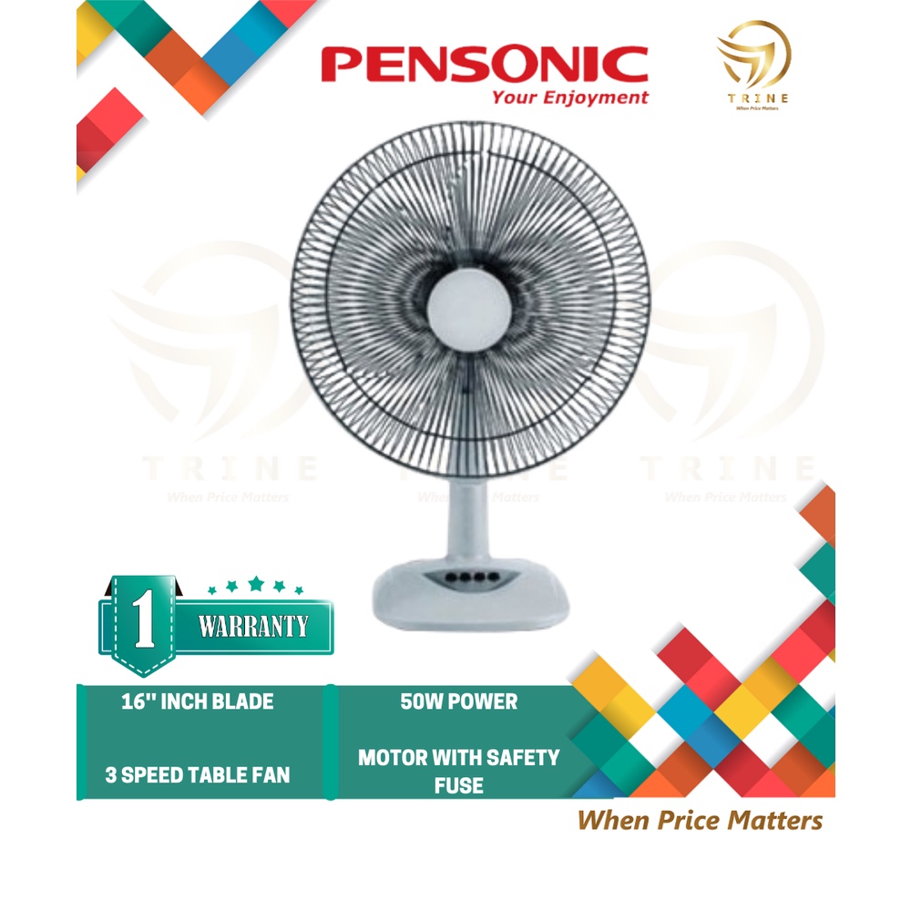Pensonic 16" Table Fan (3Speed) PF41B PF41B/ Pensonic 12" Table Fan (Strong Wind) PF41B PF