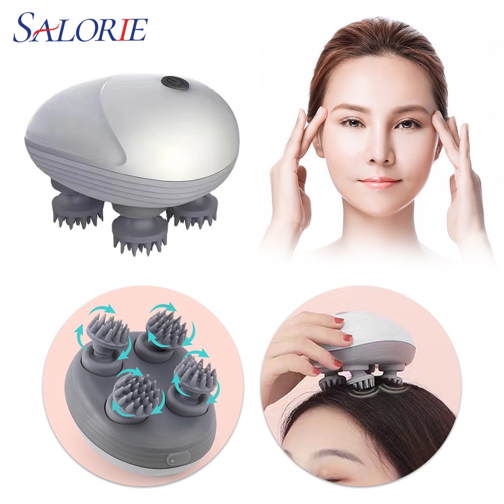 Salorie Electric Head Massager Wireless Scalp Massage Waterproof Body