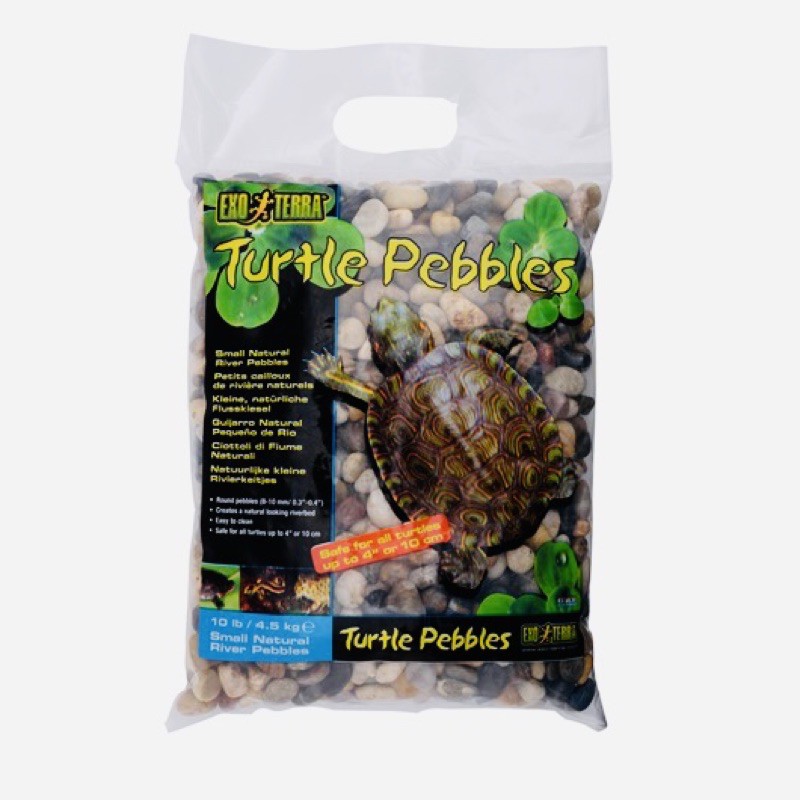 TURTLE PEBBLES NATURAL RIVER gravel Exo Terra Reptile Turtle rock stone