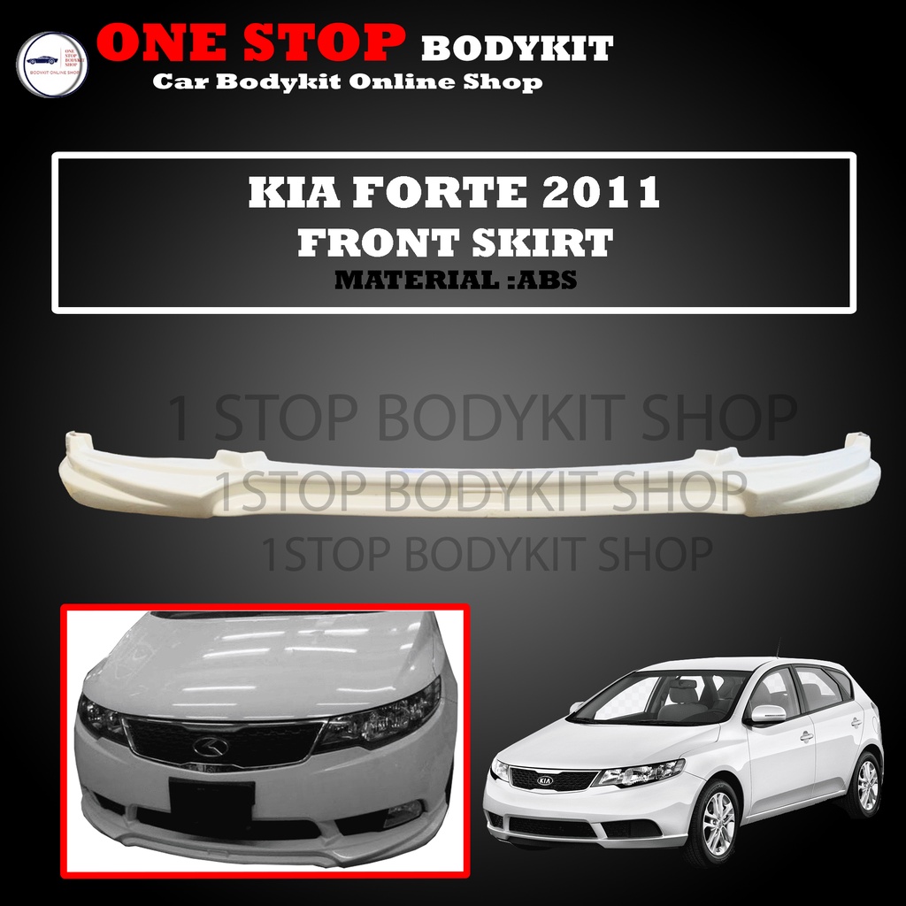 KIA FORTE 2011 FRONT SKIRT ABS SKIRT LIP BODYKIT Shopee Malaysia