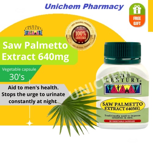 21ST CENTURY Saw Palmetto Extract 640mg [EXP 08/08/2024] Shopee Malaysia