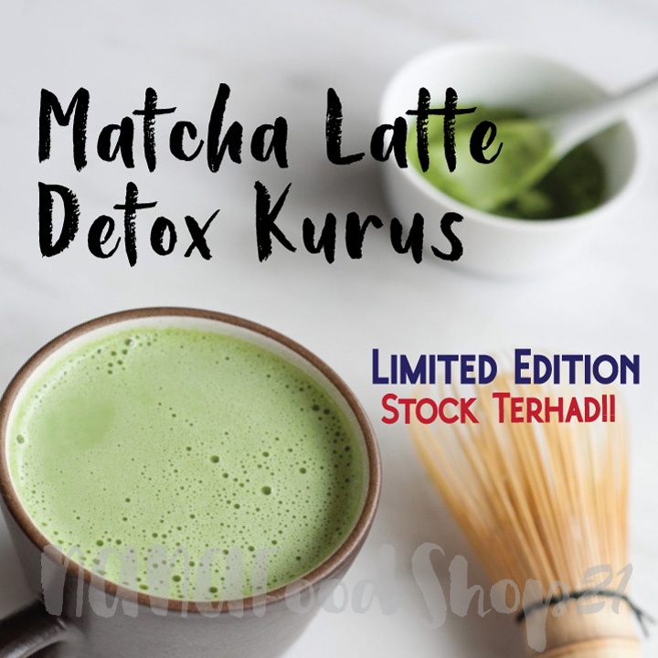 🔥[DIRECT Kilang] MATCHA LATTE DETOX KURUS UJI MATCHA EXCLUSIVE_Tanpa