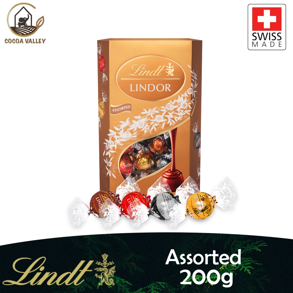 Lindt Lindor Assorted Chocolate Truffles 200g (Swiss Made) Shopee