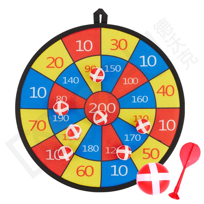 Safety Target Toy Sticky Label Ball Shooting Darts Throwing Catch