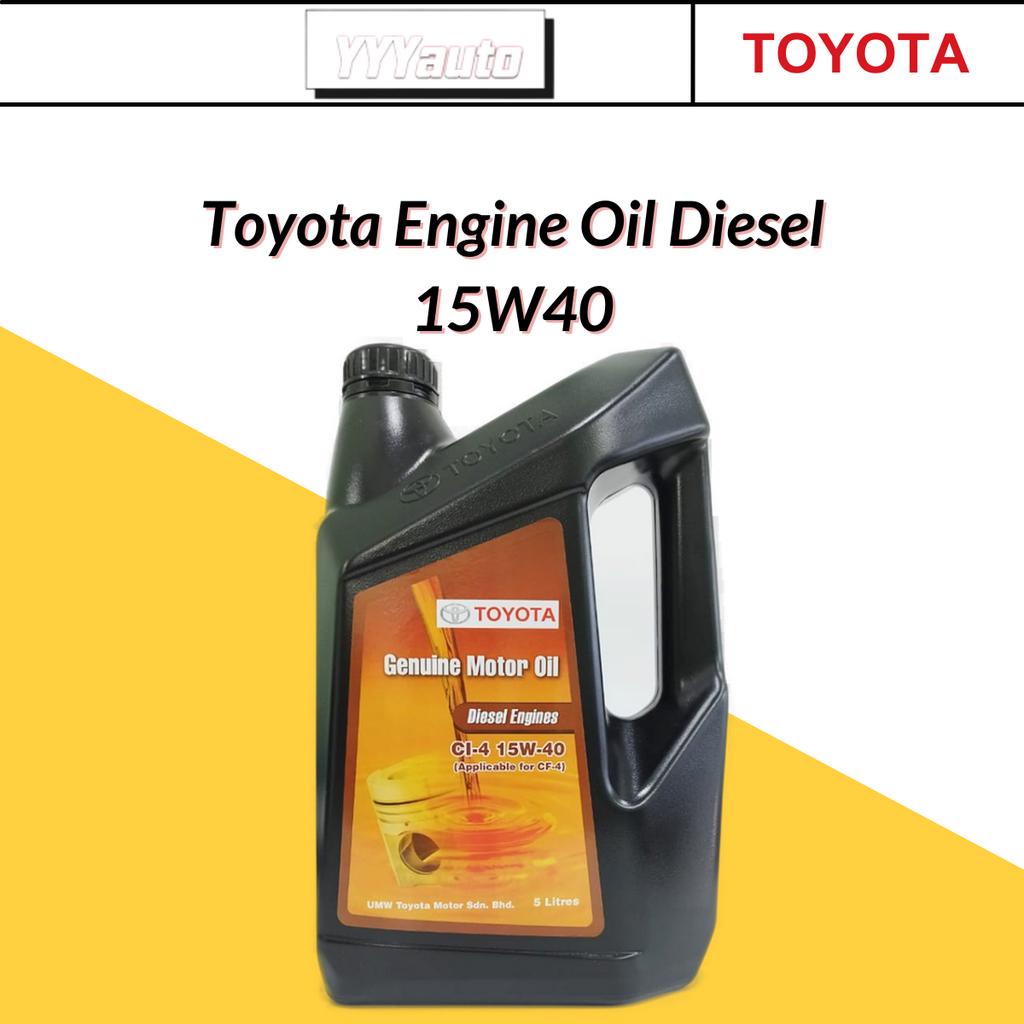 Toyota Genuine Diesel Engine Oil 15W40 CI4 5Liter Toyota Hiace