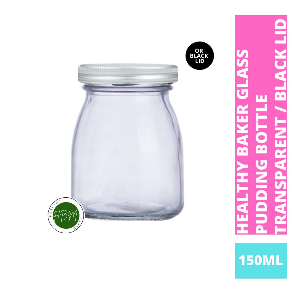 GLASS BOTTLE SMALL / PUDDING GLASS BOTTLE 150ML & 200ML (TRANSPARENT