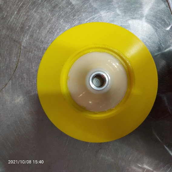 PREMIUM GRADE 5.5"/5" M14 POLISHER PAD/ BUFFER FLEX VELCRO BACKING PLATE (READY STOCK SHIP IN