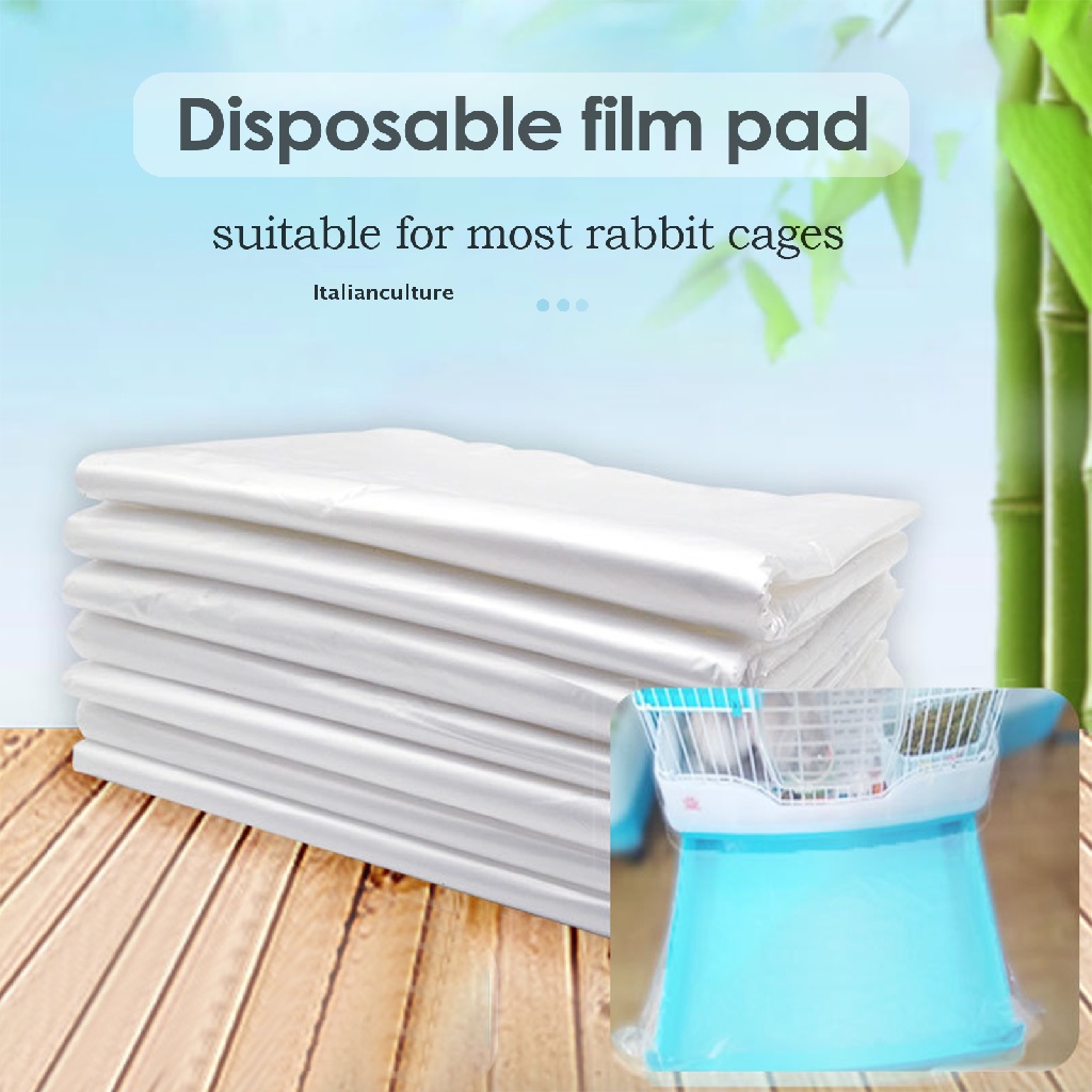 Italianculture 50 PCS/Pack Disposable cage Liner, Rabbits Disposable