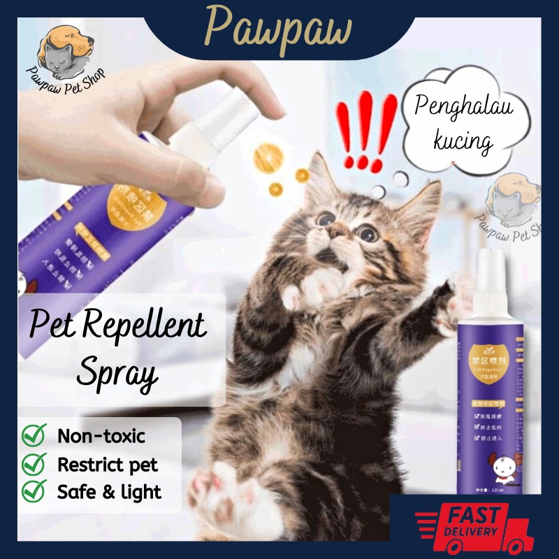 Pawpaw ECO Anti Pet Dog Cat Repellent Spray Penghalau Kucing Anjing