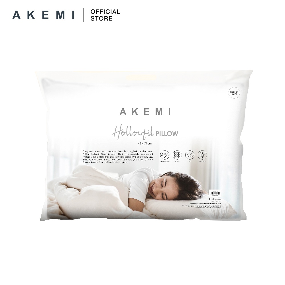 AKEMI Hollowfil Pillow (45 x 71cm) [Not For Sale] Shopee Malaysia