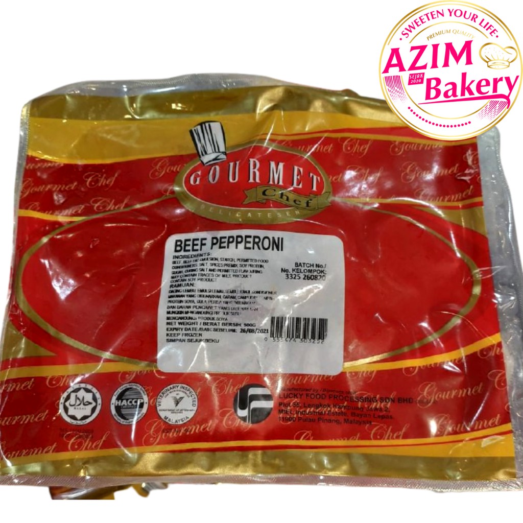 (NO COD,ONLY ONLINE PAYMENT)Gourmet Chef Pepperoni 500g 1kg Chicken