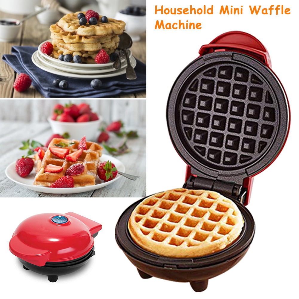 [Ready Stock]waffle electric maker pembakar waffle size kecil dapur