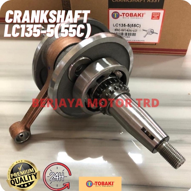 Crankshaft For yamaha y15 /fz150 /lc135 5s/lc135 4s clutch TOBAKI
