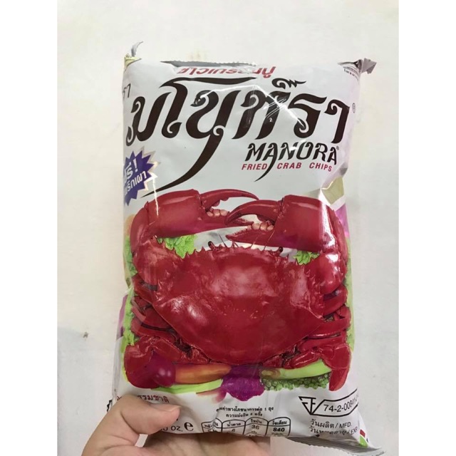 Thailand Manora Fried Crab Chips Shopee Malaysia