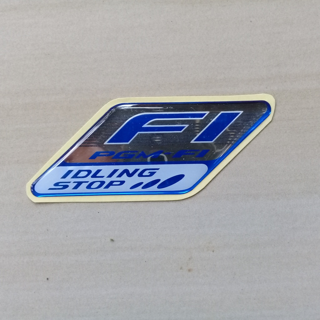Original PGM-FI Idling stop Logo sticker Emblem | Shopee Malaysia