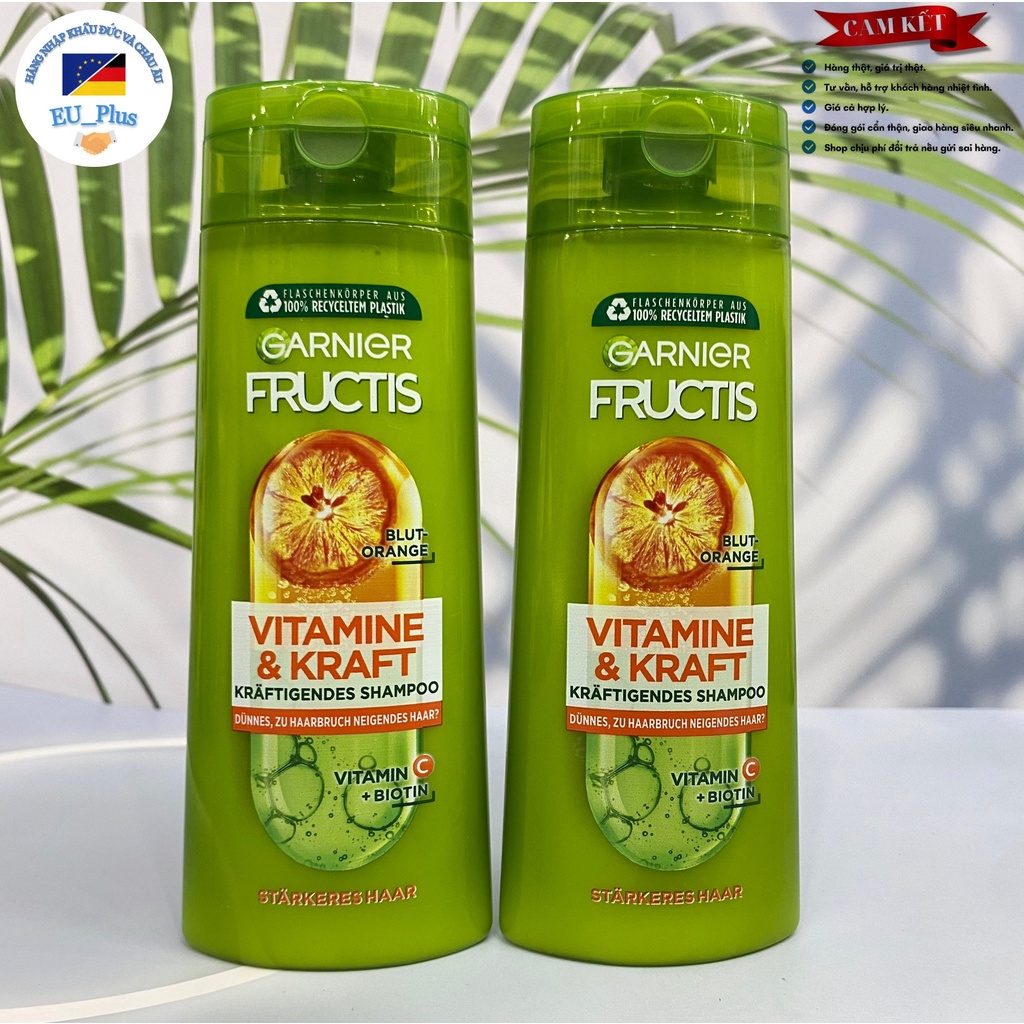 Garnier Shampoo Pair For Oily / Normal / AntiDandruff Hair Germany