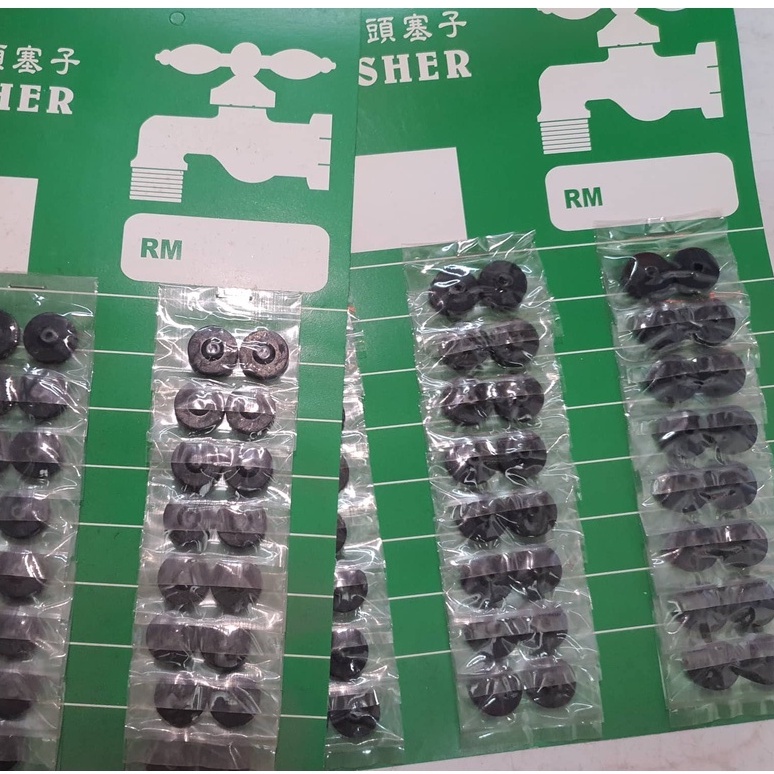 [READY STOCK] 1 packet 2pcs Rubber Tap Washer 15mm (1/2") Shopee Malaysia