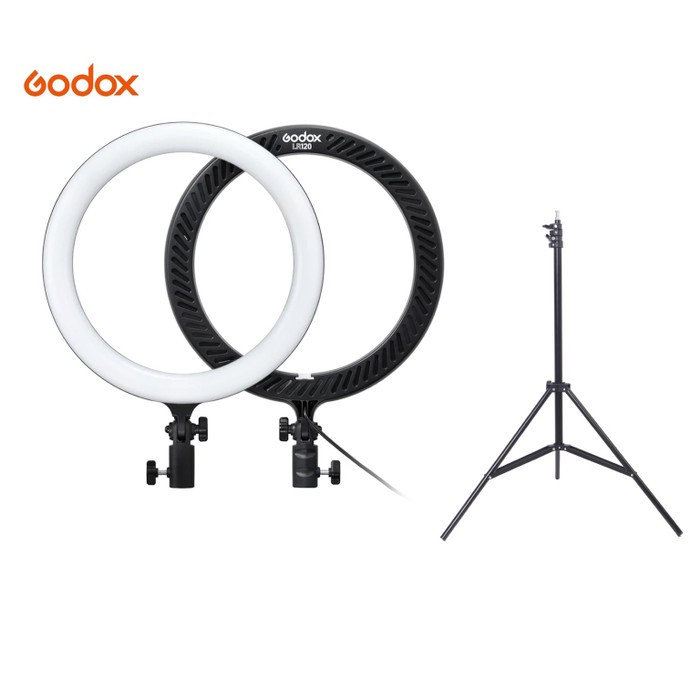 (Ready Stock) Godox LR120 BiColor LED RingLight (Black, 12") ( 1 Year Warranty ) Shopee Malaysia
