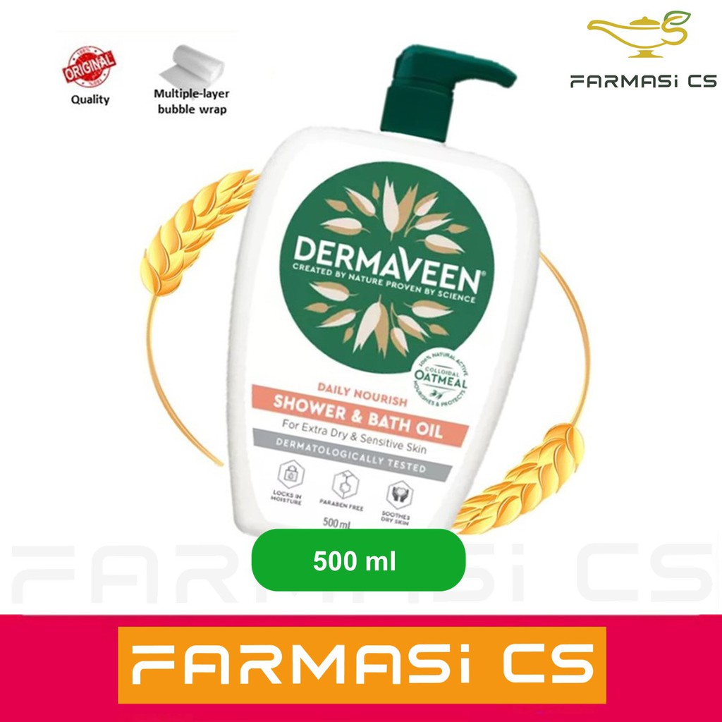 Dermaveen Shower and Bath Oil 500ml EXP05/2025 [ No fragrance