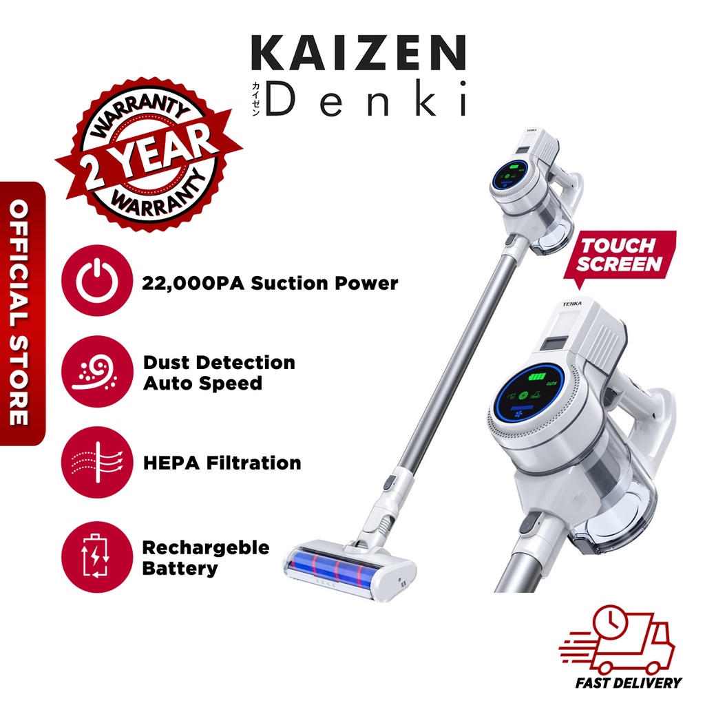 Kaizen Denki Cordless Handheld Vacuum Cleaner Tsuyo TS28 Shopee Malaysia