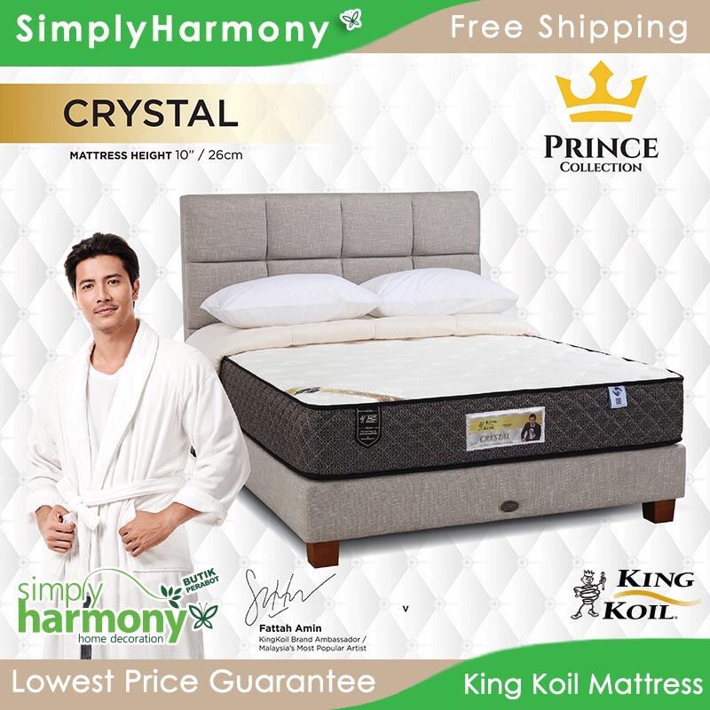 SHSB King Koil Crystal Mattress (Queen, King, Super Single & Single