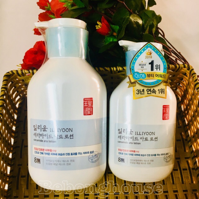 Bottle 528ml ILLIYOON Body Lotion Deeply Moisturizes Sensitive Skin