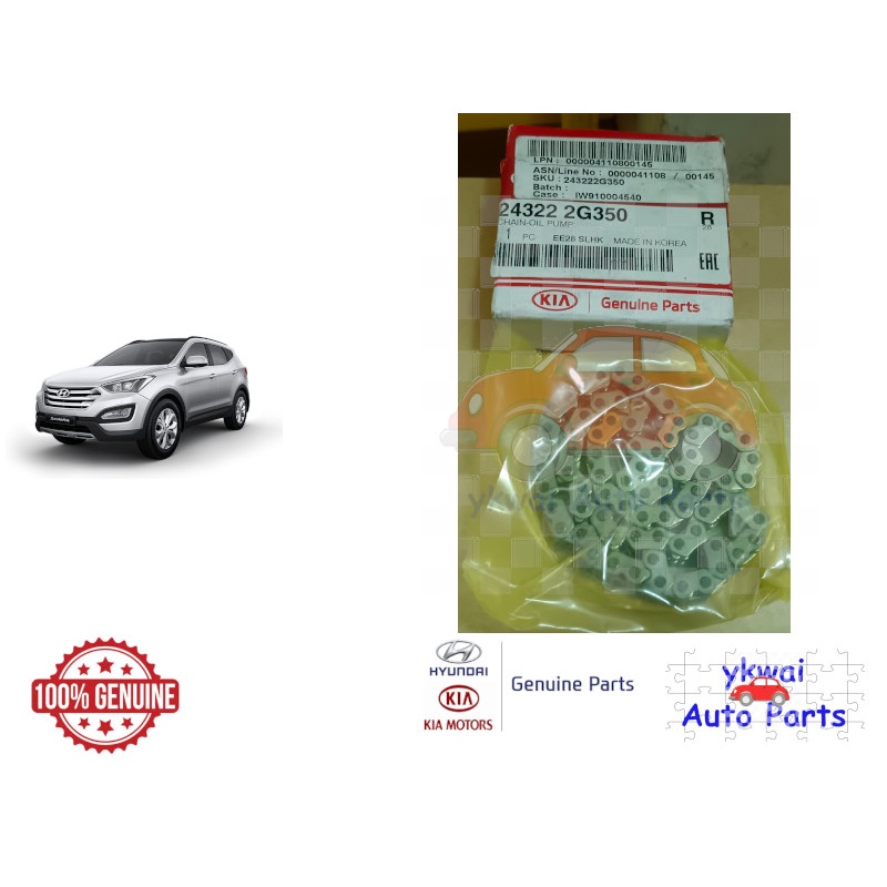 Genuine Hyundai/Kia Motors Engine Timing Chain for Hyundai Santa Fe DM
