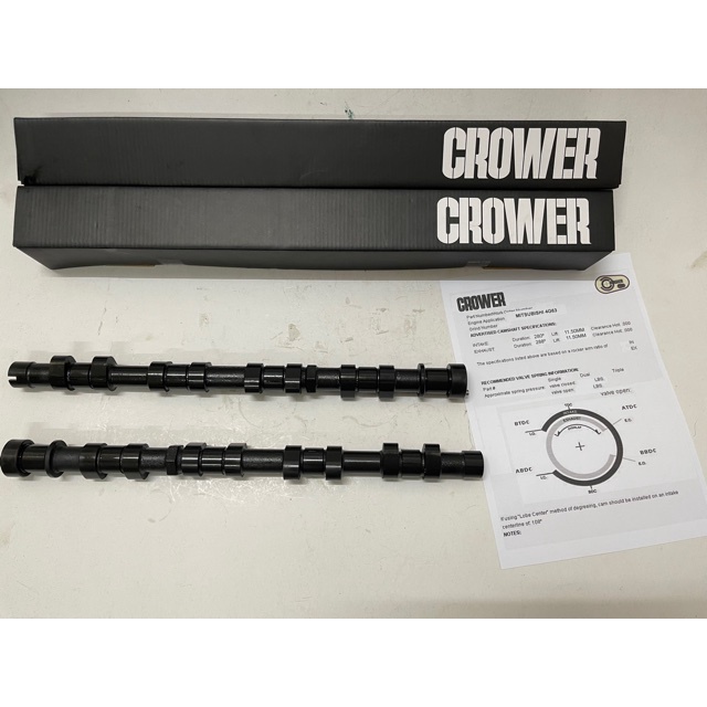 44266 CROWER ® RACING CAMSHAFT 280° /288° EVO 123 & VR4 EVO 3 4G63