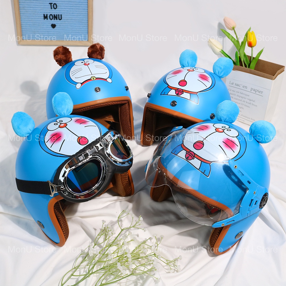 Doraemon 3 / 4 DOREMON DOREMON helmet has cute cute adult ears MON0081