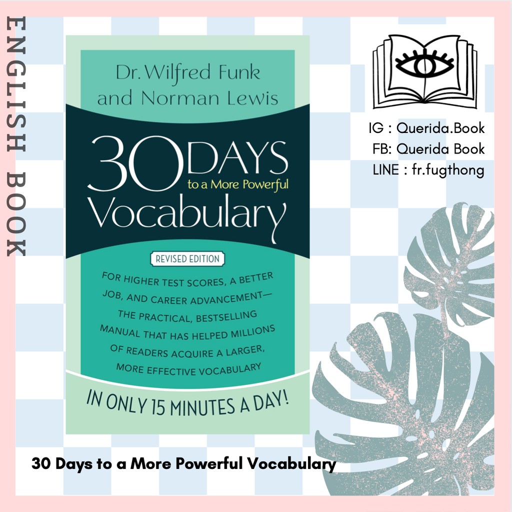 [Querida] English Book 30 Days to a More Powerful Vocabulary Shopee