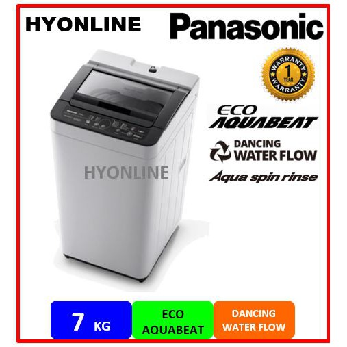 NAF70S7 PANASONIC 7KG NAF70S7HRT FULLY AUTO WASHING MACHINE MESIH