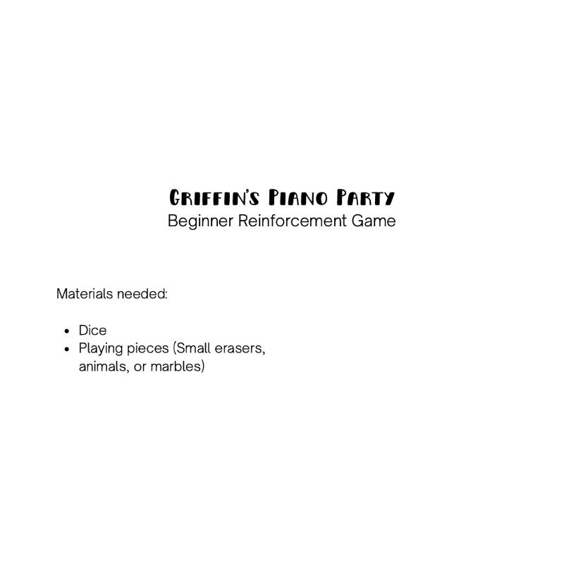 Printable PIANO LESSON BOARD GAME for Beginners Shopee Malaysia