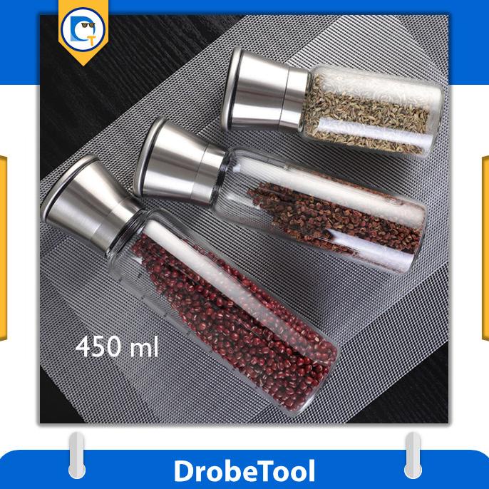 Manual Salt Pepper Mill Grinder Large Pepper Mill Grinder Shopee Malaysia