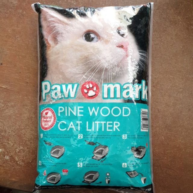 Paw Mark PineWood Cat Litter 1KG (REPACK) Shopee Malaysia