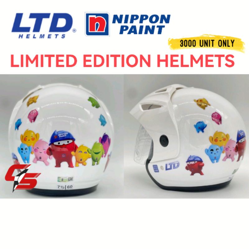 ( Ready Stock ) LTD NIPPON LIMITED EDITION HELMET 3000unit ONLY Shopee Malaysia