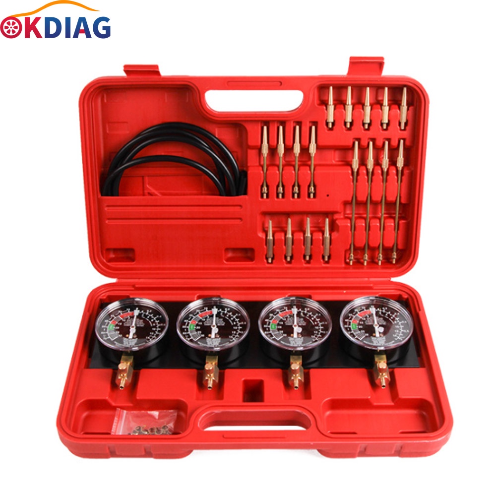 Fuel Vacuum Carburetor Synchronizer Carb sync 4 Gauge Test Synchronous