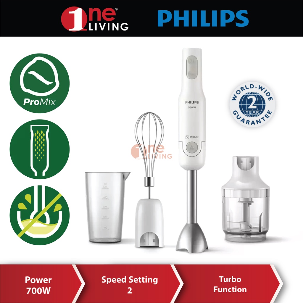 Philips Daily Collection ProMix Handblender HR2543 (HR2543/01) Shopee