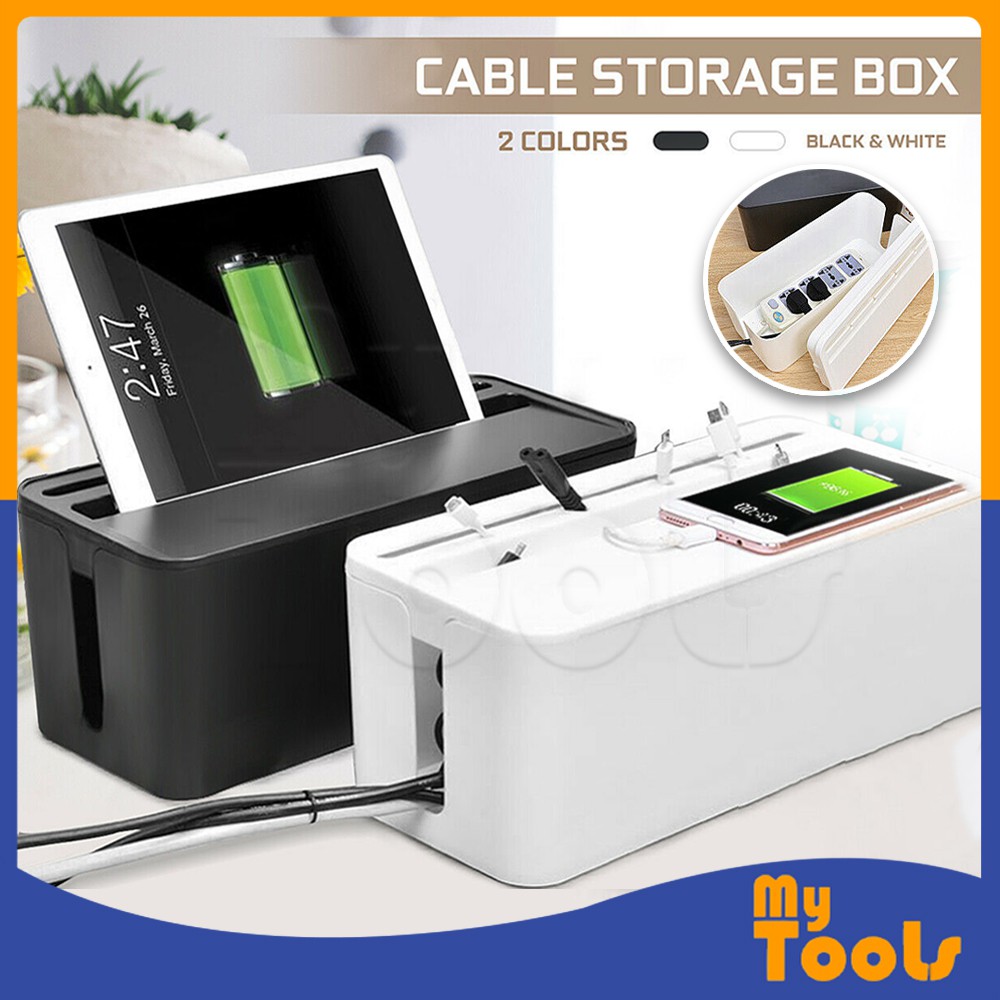 Mytools Wire Organizer Box Power Strip Cable Management Box Organizer