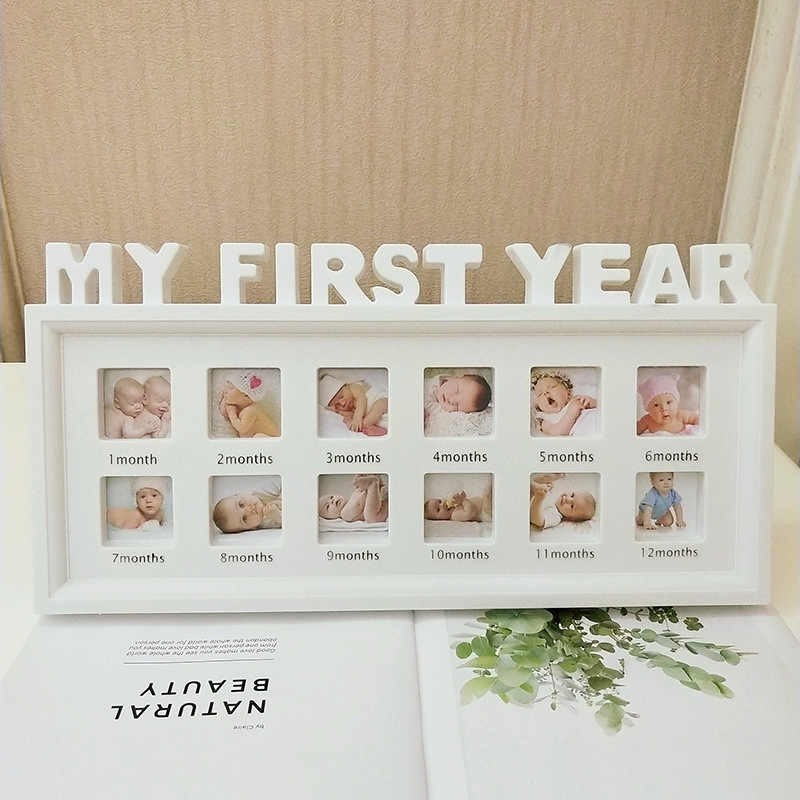My First Year Baby Frame 12 months Frame Baby's First Year 12 months