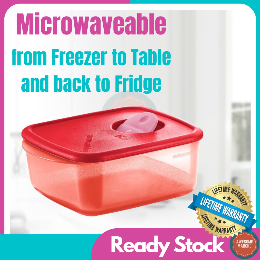 Tupperware Freezer to Microwave Food Container 1L / 800ml Rock N Serve