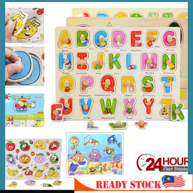 ABC Alphabets, 123 Number Puzzle education puzzle for kid/ Jigsaw ABC