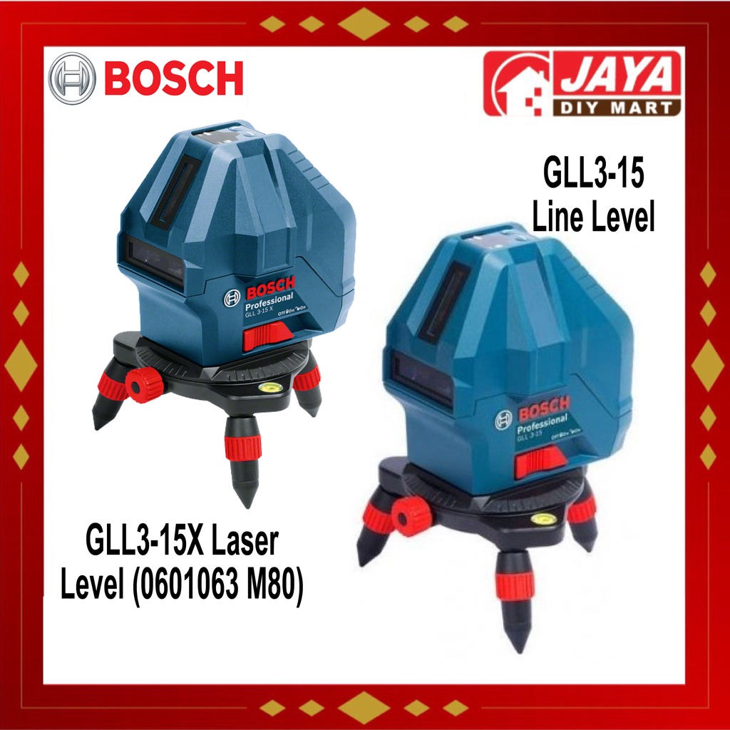 BOSCH GLL 3-15 LINE LEVEL/ BOSCH GLL 3-15X LASER LEVEL (0601063 M80) (1