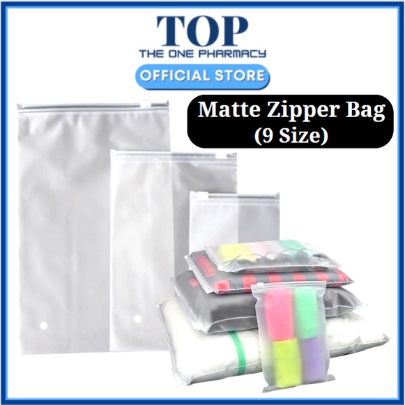 DoubleSide Matte Zip Lock Bag Plastic Zip Bag Zipper Bag (Packaging