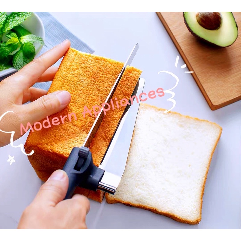 Bread Knife with slicing Guide, bread knife for sourdough, Stainless
