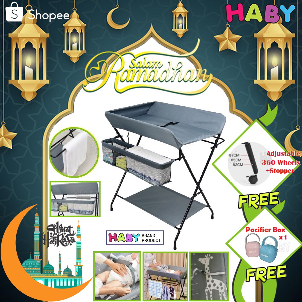 ️READY STOCK️HABY Brand New Series Newborn Baby Foldable Diapers