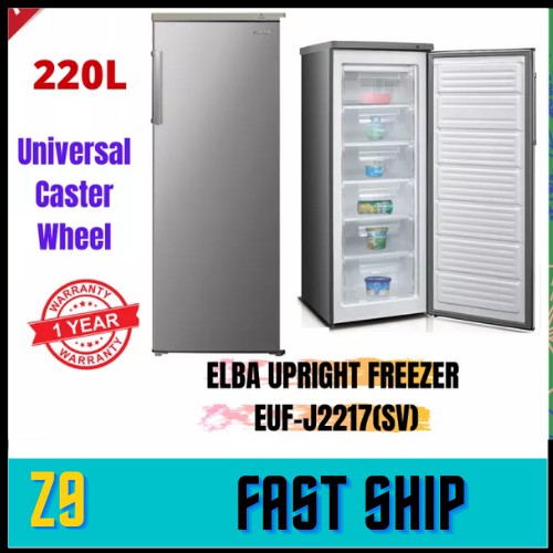 ELBA (NEW MODEL) UPRIGHT FREEZER 220L EUFJ2217(SV) ELBA WARRANTY