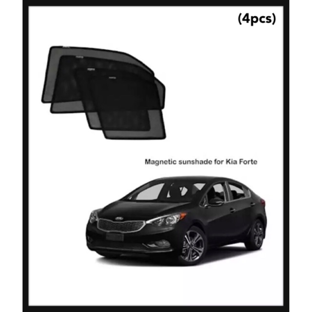 Kia Forte Sunshade Sun Shade Sunshield (4pcs) Shopee